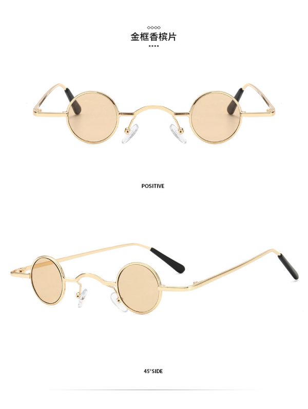 Unisex Hip Hop gafas de sol extra pequeñas - Imagen 8