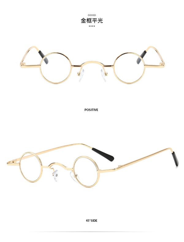Unisex Hip Hop gafas de sol extra pequeñas - Imagen 5