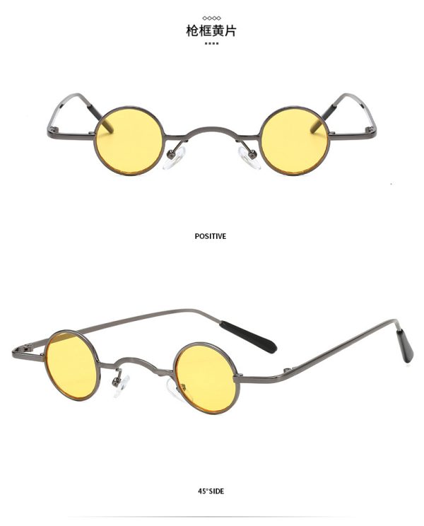 Unisex Hip Hop gafas de sol extra pequeñas - Imagen 9