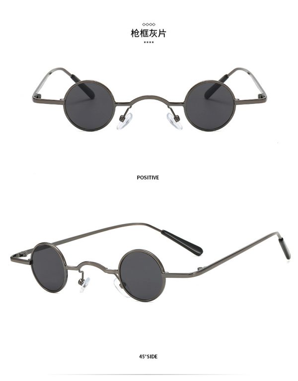 Unisex Hip Hop gafas de sol extra pequeñas - Imagen 6