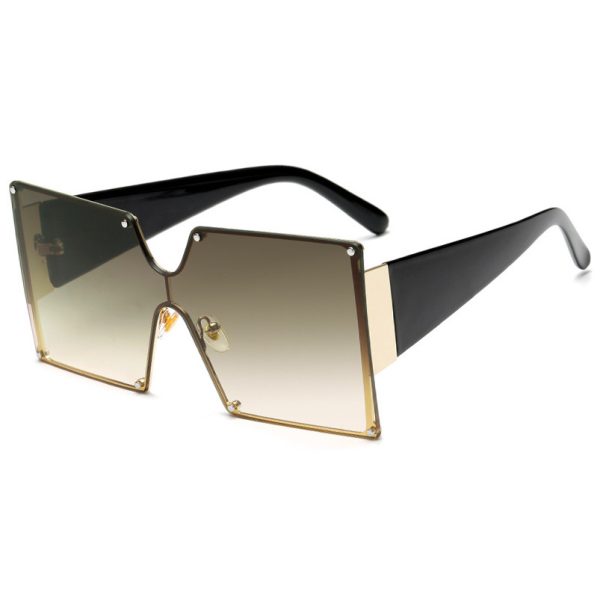 Gafas de sol para mujer con montura grande de metal - Imagen 6