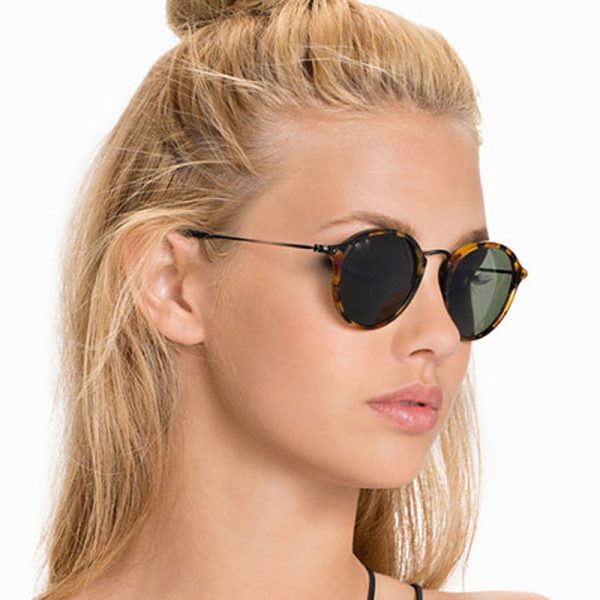 Gafas de sol redondas de metal, estilo retro, para hombre y mujer - Imagen 2