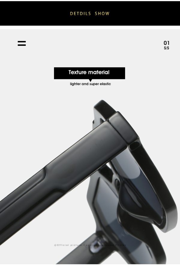 Gafas de sol de doble haz poligonales piloto - Imagen 3