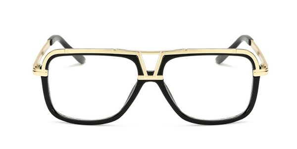 Gafas de sol para hombre estilo retro con montura grande, estilo sapo - Imagen 6