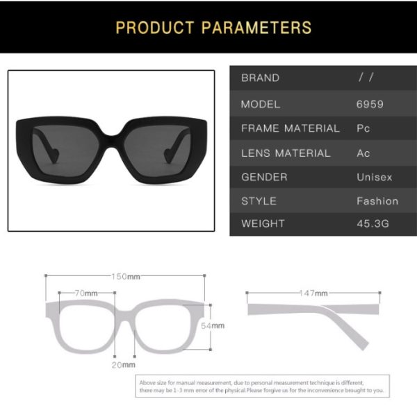 Gafas de sol para hombre Retro Ins - Imagen 5