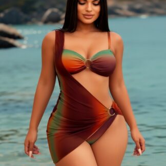 Women's 3-piece Set-piece Casual Swimsuit KA-P734-12