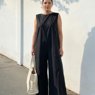 New Women's Solid Color Loose Wide-leg Jumpsuit, Versatile And Casual, Suitable For Shopping And Everyday Wear, Summer Outfits For Women