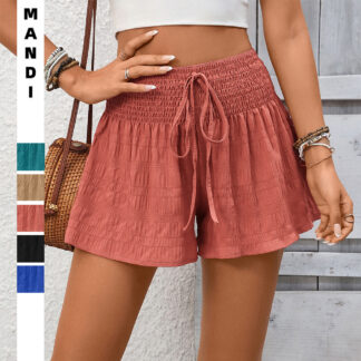 New Womens Fashion Y2K Drawstring Shorts Skirt