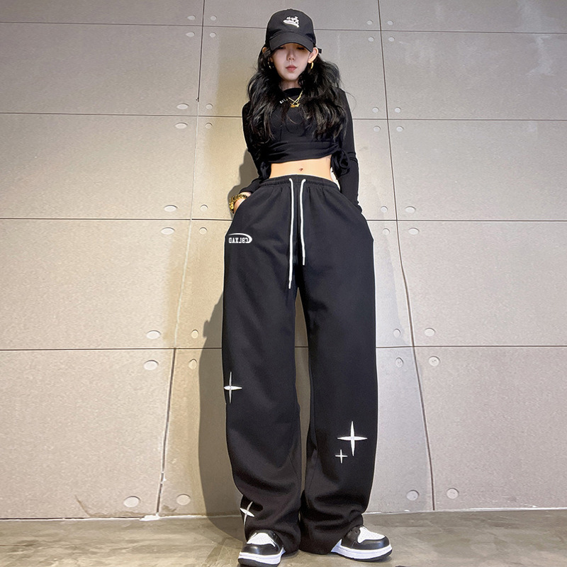 Women's Ankle-tied Two-purpose Sweatpants American Style