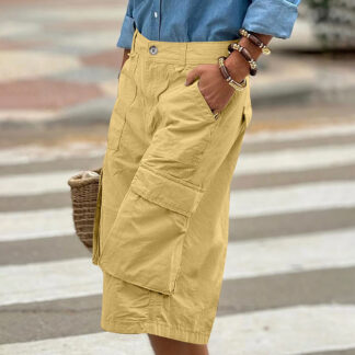 Three-dimensional Work Pants With Multiple Pockets And A 78 Length